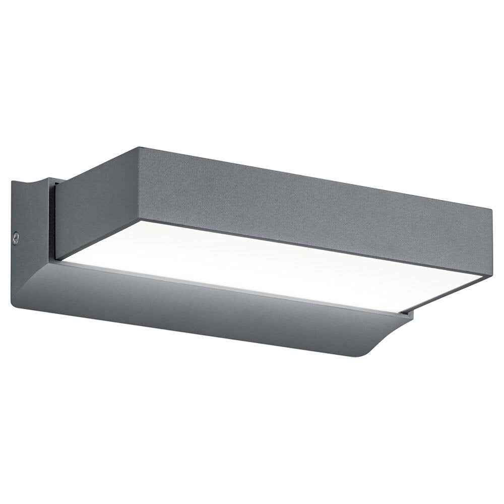 LED wandlamp in antraciet en wit, 11W, 1100lm, IP65