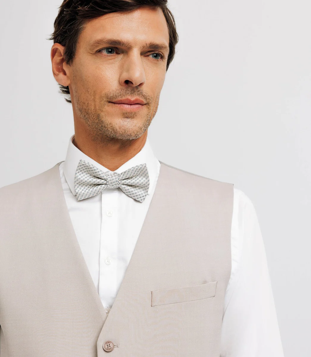Gilet de costume beige