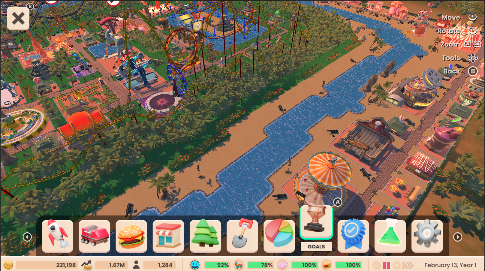 RollerCoaster Tycoon (Adventures Deluxe)- Nintendo Switch