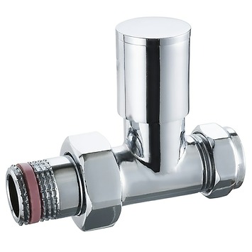 Haceka thermostatische radiatorkraan recht 15 mm