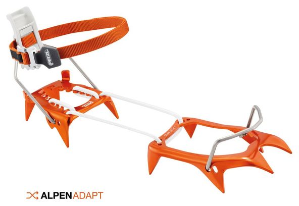 Crampons Petzl Leopard Leverlock Fil Orange