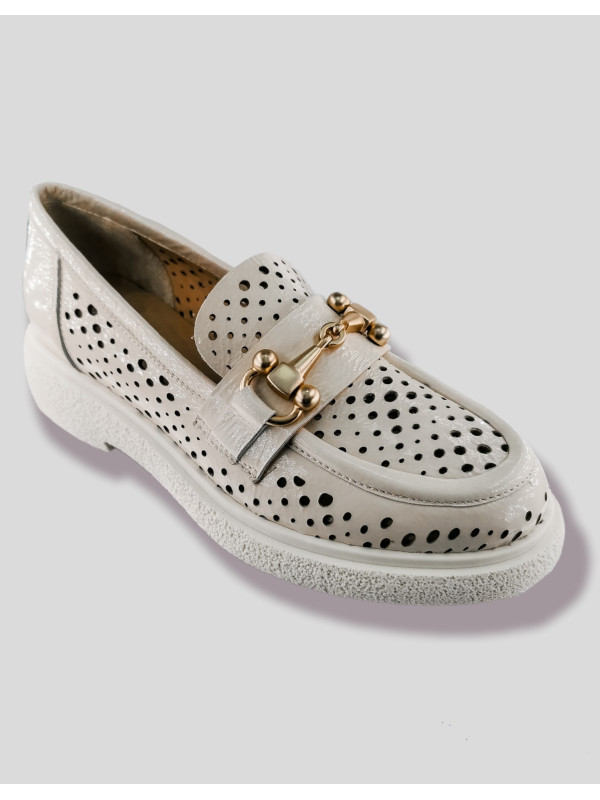 Mocassins E303E10 Naplak Ghiaccio - Semerdjian