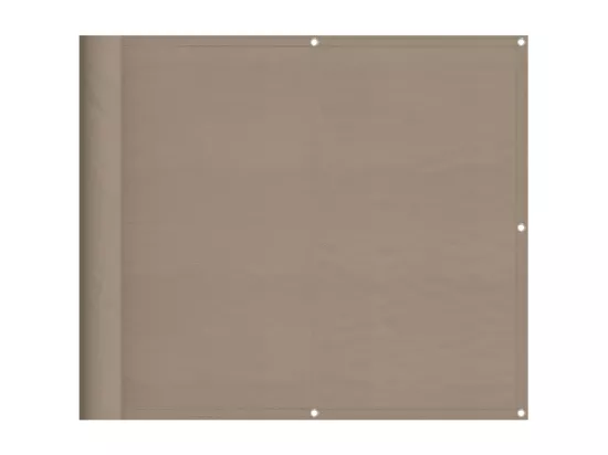 Écran de balcon taupe 90x1000 cm 100% polyester oxford