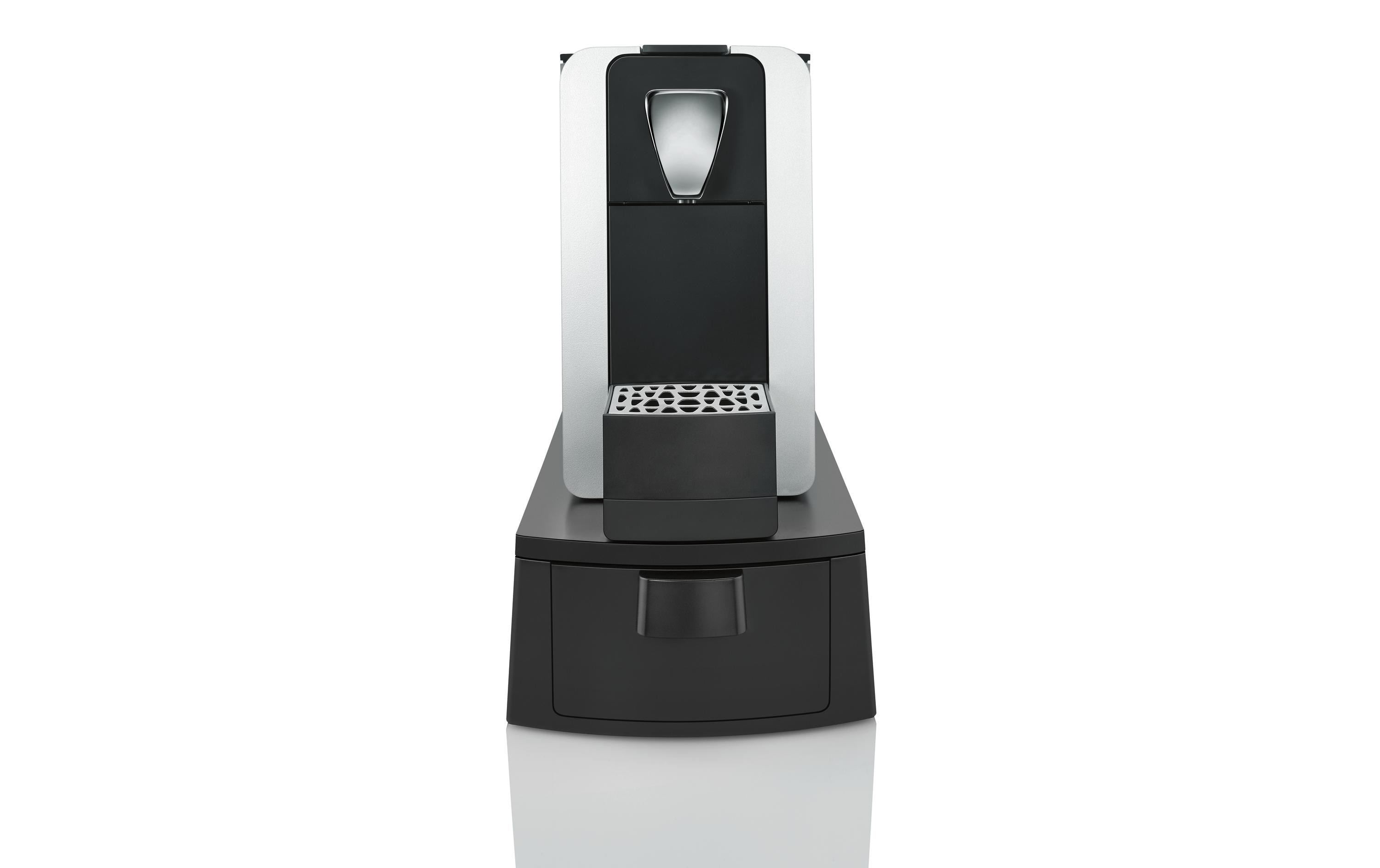 Kapselmaschine Compact Pro XL Schwarz/Silber<br>Kaffeemaschine für die Verwendung mit Kapseln des Delizio-Systems