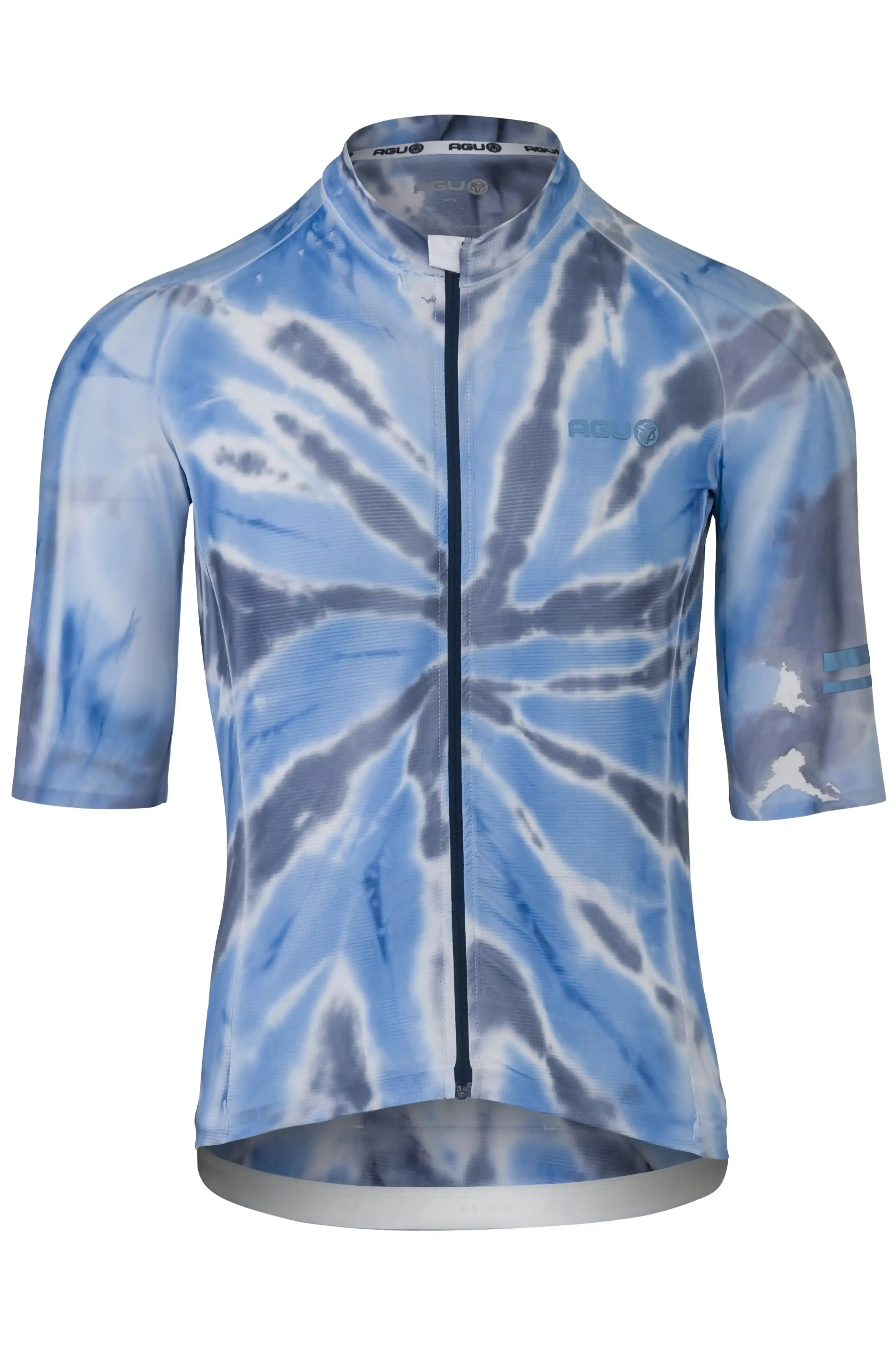 AGU Classic Breakaway Fietsshirt Korte Mouwen Blauw/Zwart/Wit Heren