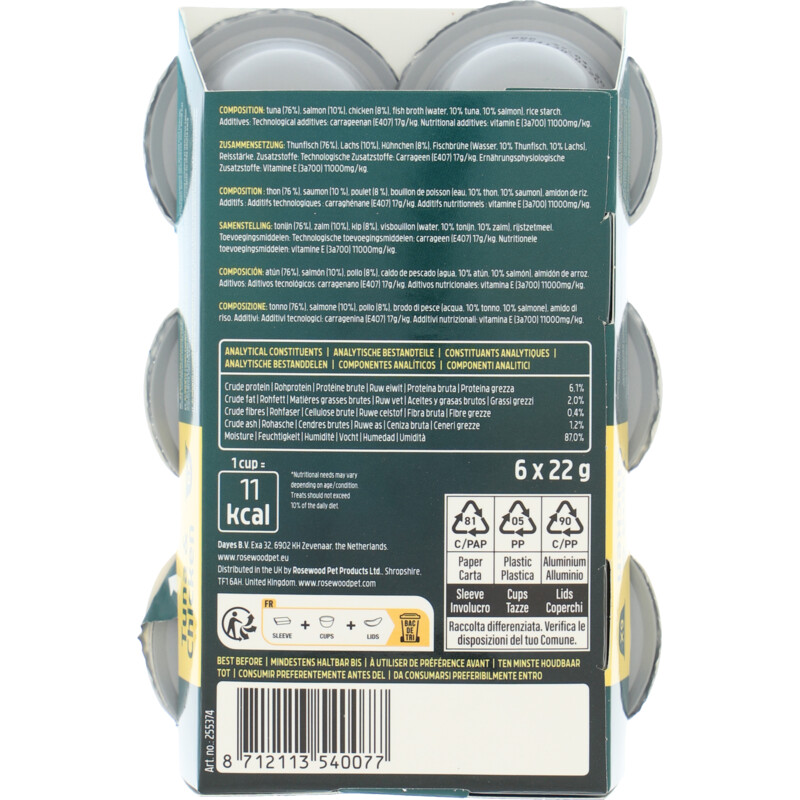 Rosewood Delicups tuna & chicken
