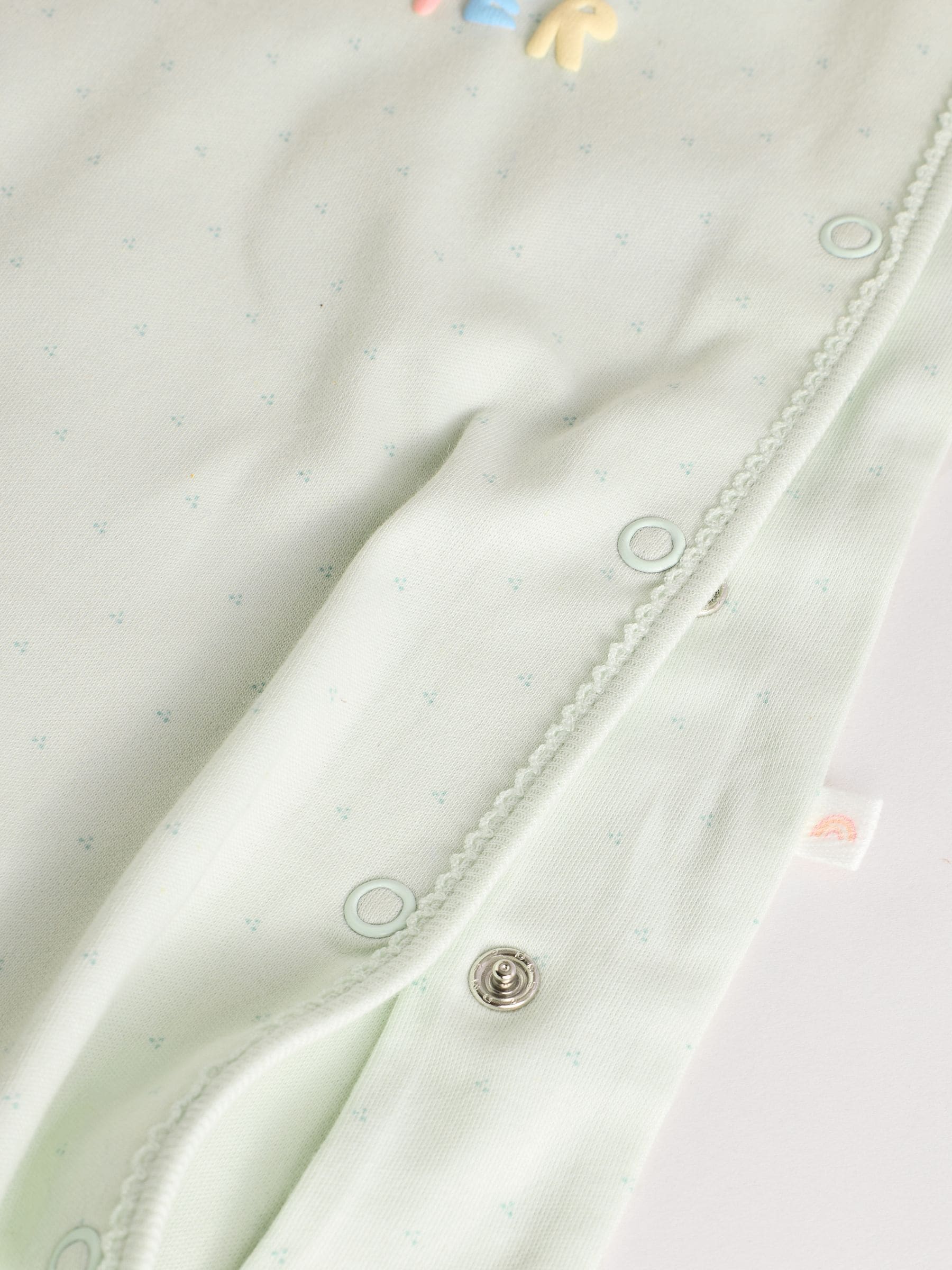Saliegroene 'Little Sister' - Baby Family 100% katoenen slaappak (0 - 2 jr)