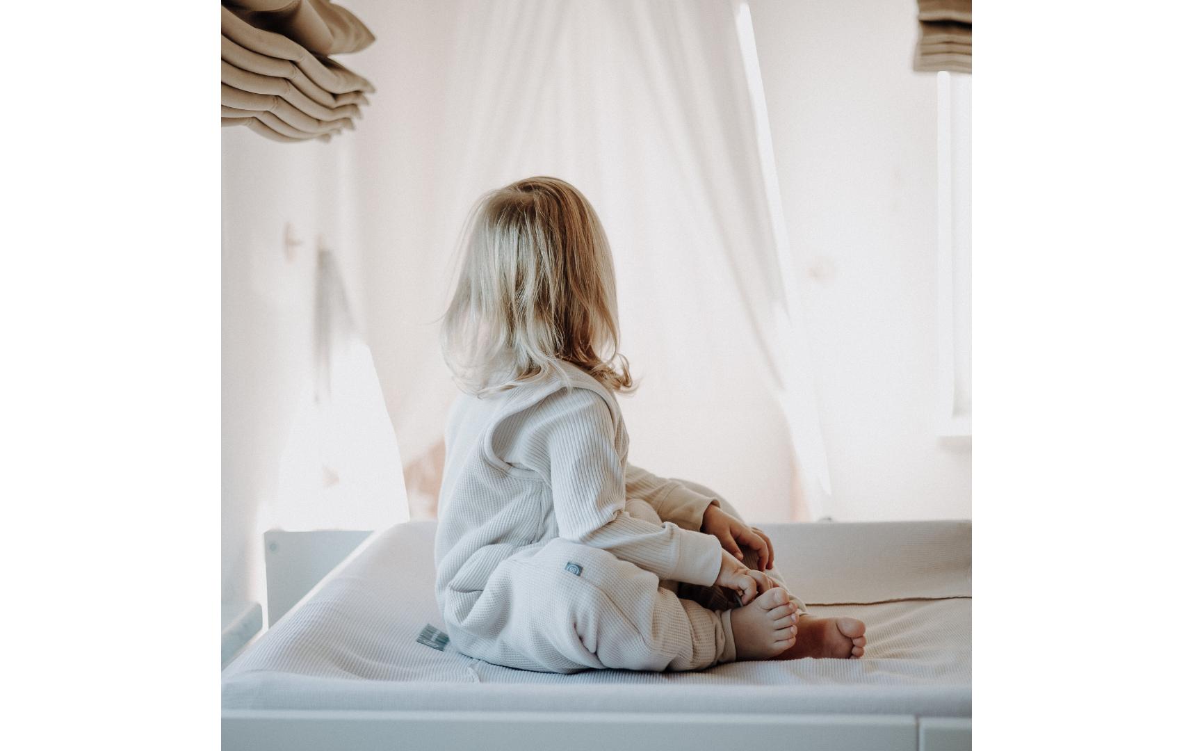 Baby-Ganzjahrschlafsack Jumper Essential Beige 70 cmGanzjahresschlafsack mit Füssen für Babys
