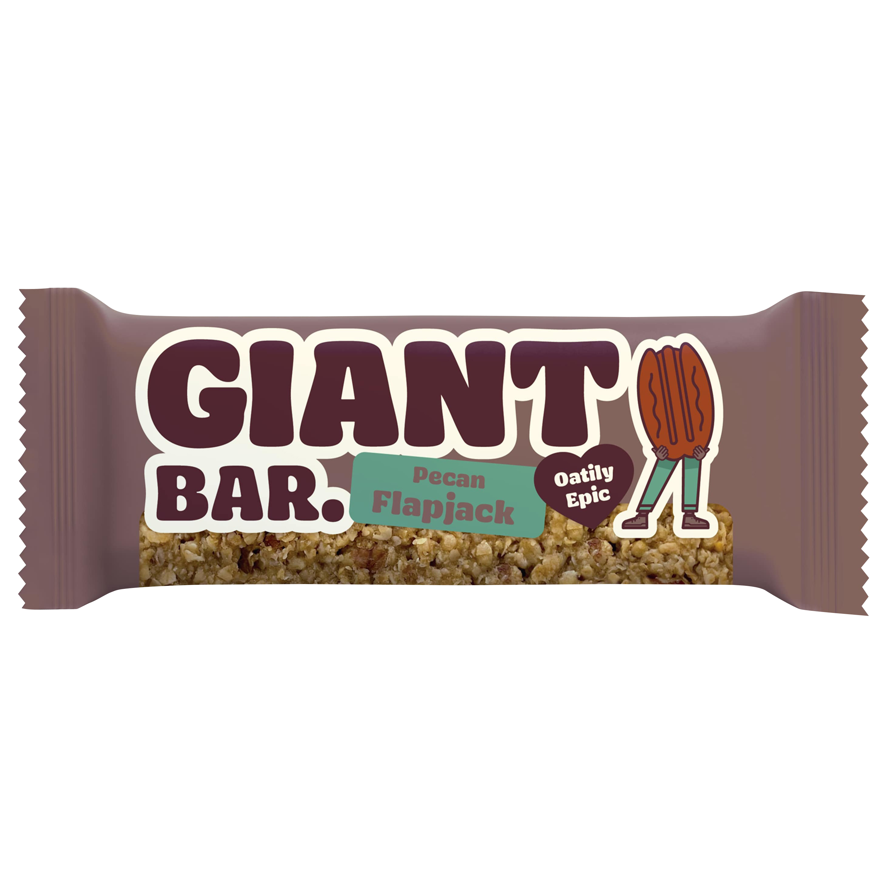 Giant Flapjack Bar - 90g - Pecanut