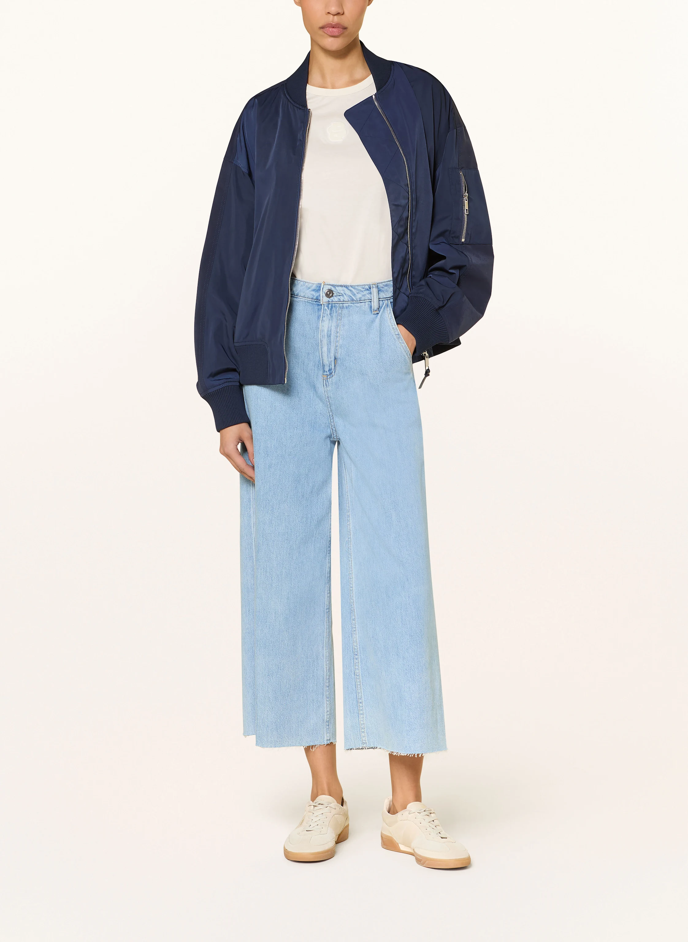 BOSS Blouson PELINDA im Materialmix