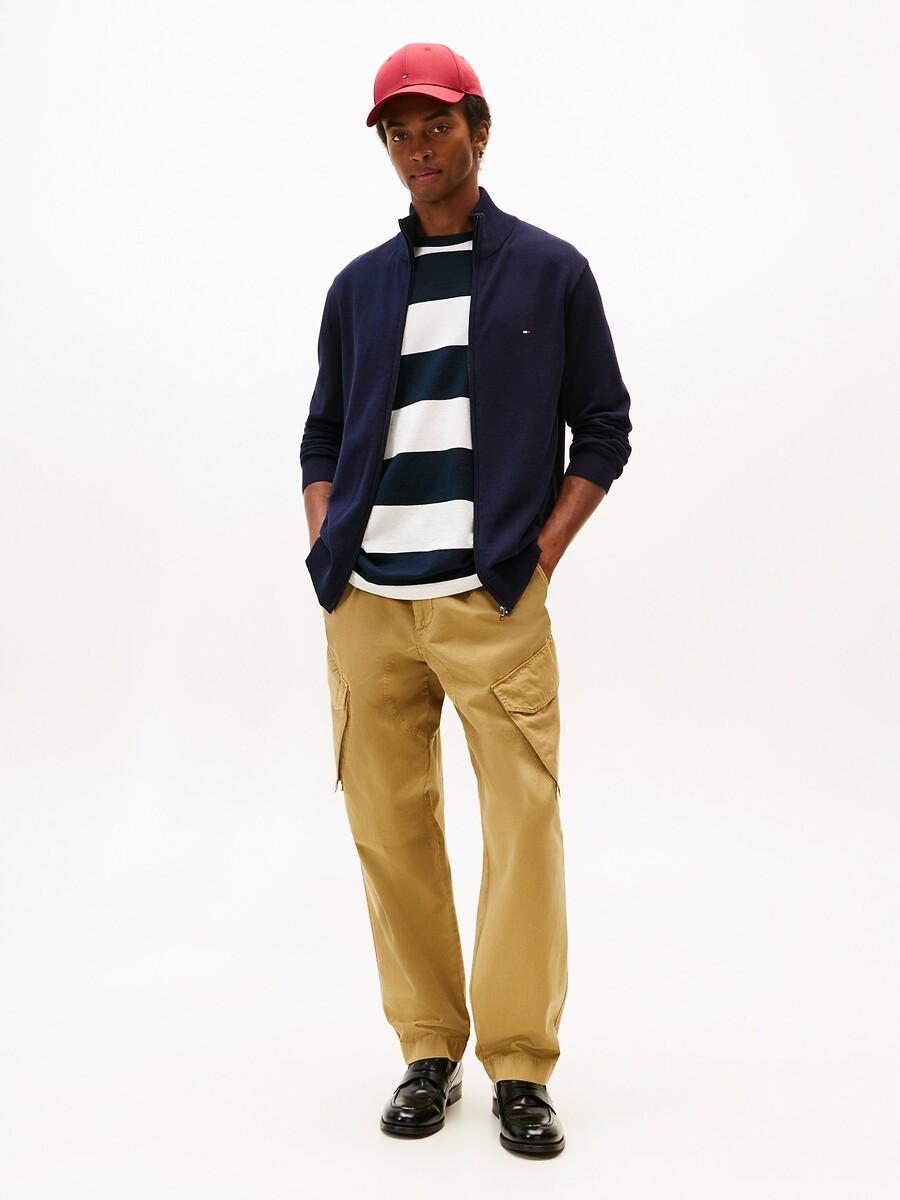 TOMMY HILFIGER<br>Cardigã com zíper
