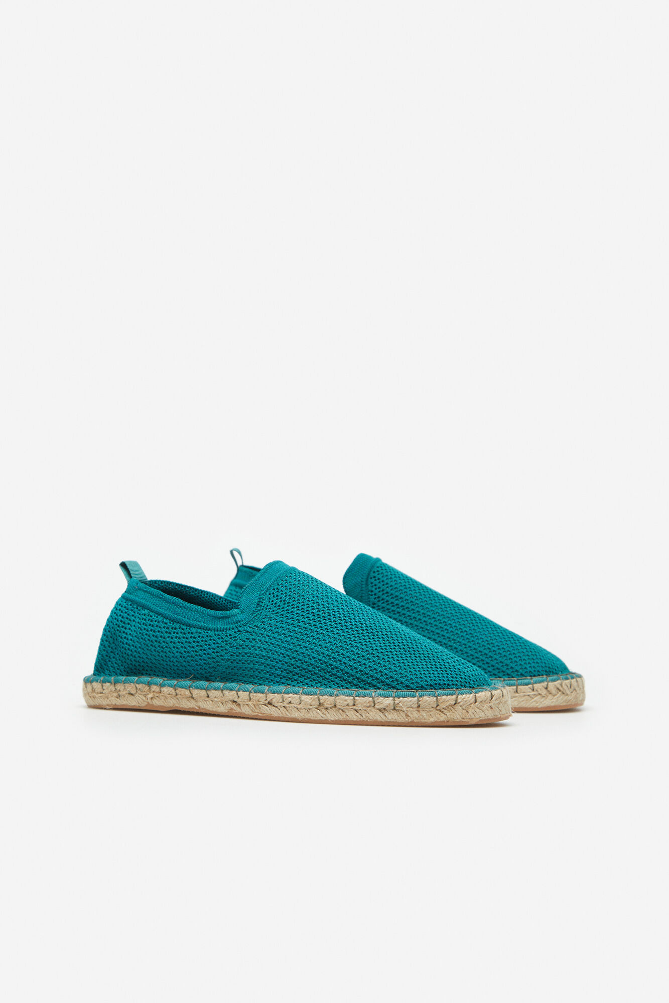 Pantufas de tecido elástico - Verde