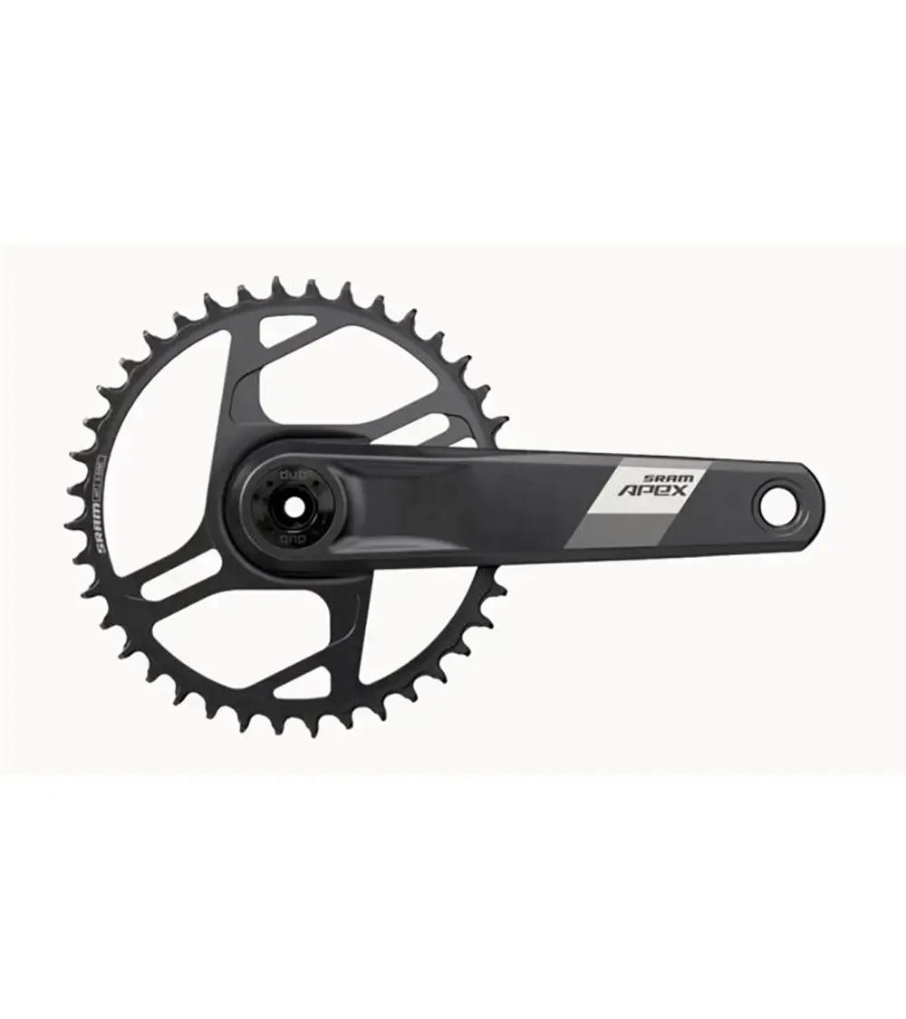 SRAM Apex 1x Wide D1 DUB DM Crankset 40T Zwart
