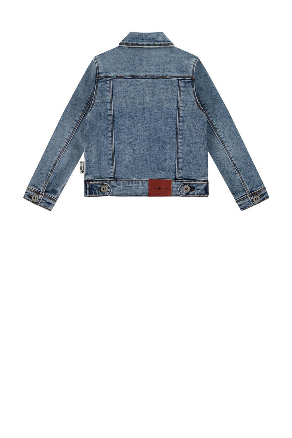 Stains&Stories spijkerjas denimblauw