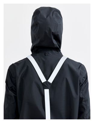 Veste Imperméable Craft Core Bike Ride Hydro Lumen Noir Femme