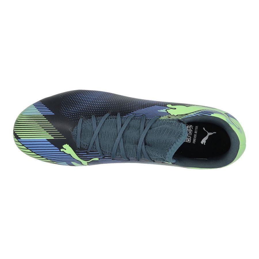 PUMA Future 7 Play MG Lights Out - Gray Skies/Violet/Fizzy Apple/Blanc
