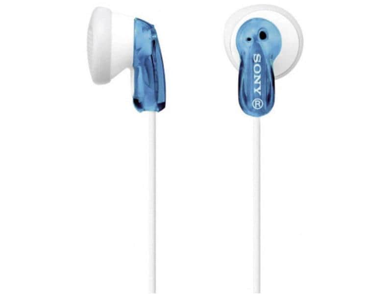 Sony In-Ear-Kopfhörer MDRE9LPL Blau Kompakt und ideal für unterwegs