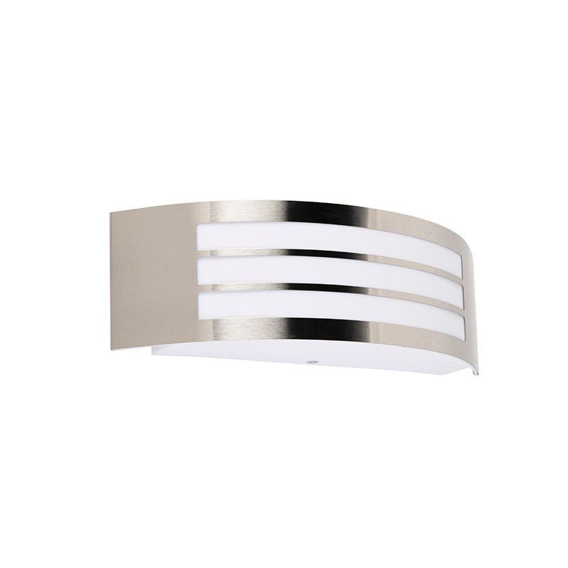 Moderne wandlamp staal RVS IP44 - Sapphire Deluxe