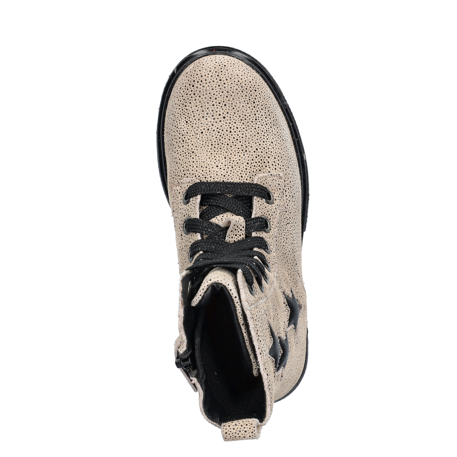 meisjes veterboot Nelson Kids Beige