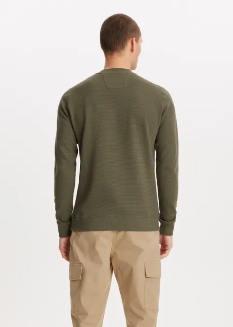 T-shirt met box logo groen (GRN)