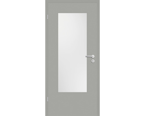 Pertura binnendeur Soley gelakt grijs 86x198,5 cm Links met licht uitsparing G3 (zonder glas)