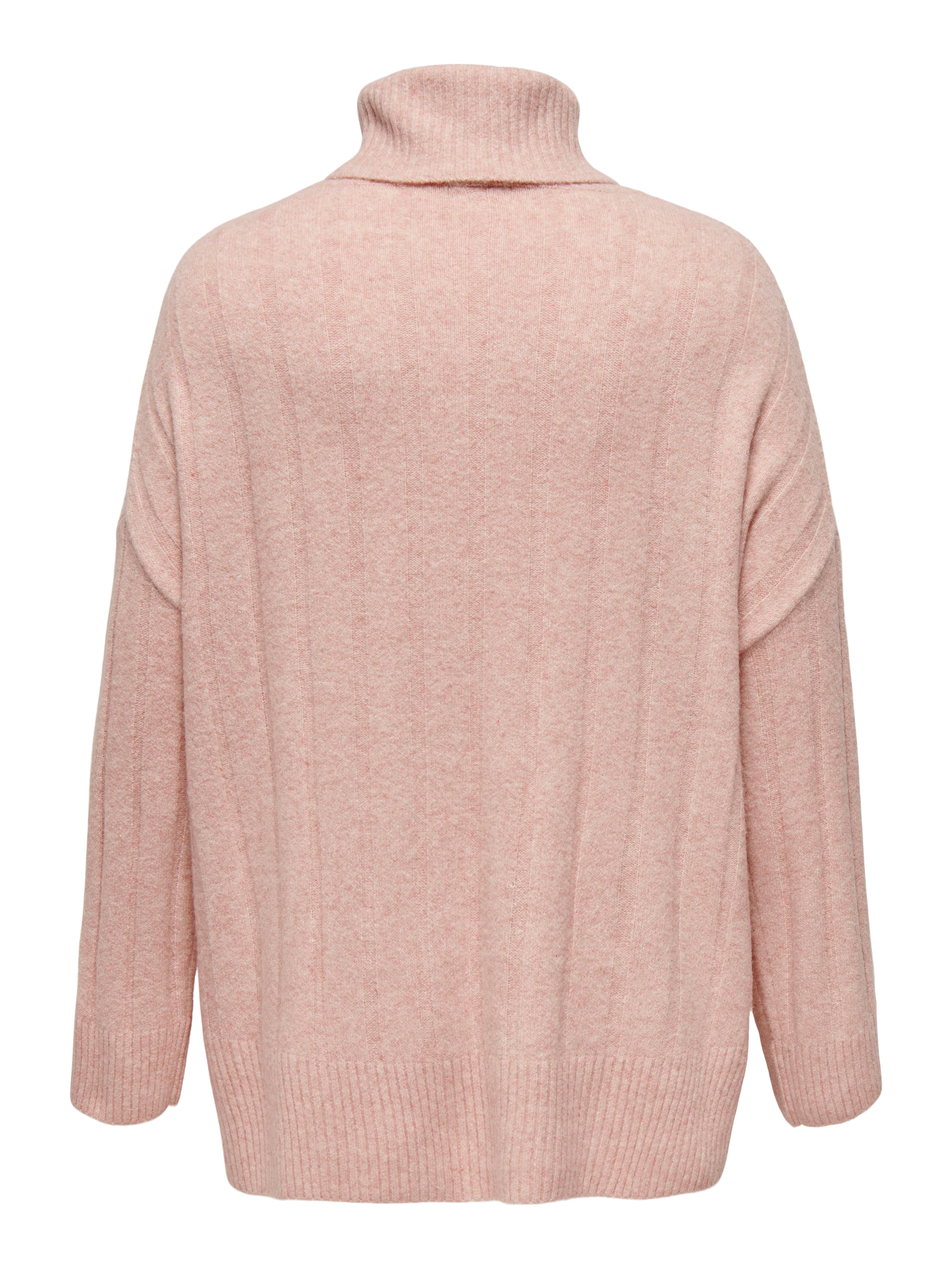 CARJEANETT Strickpullover Silver Pink
