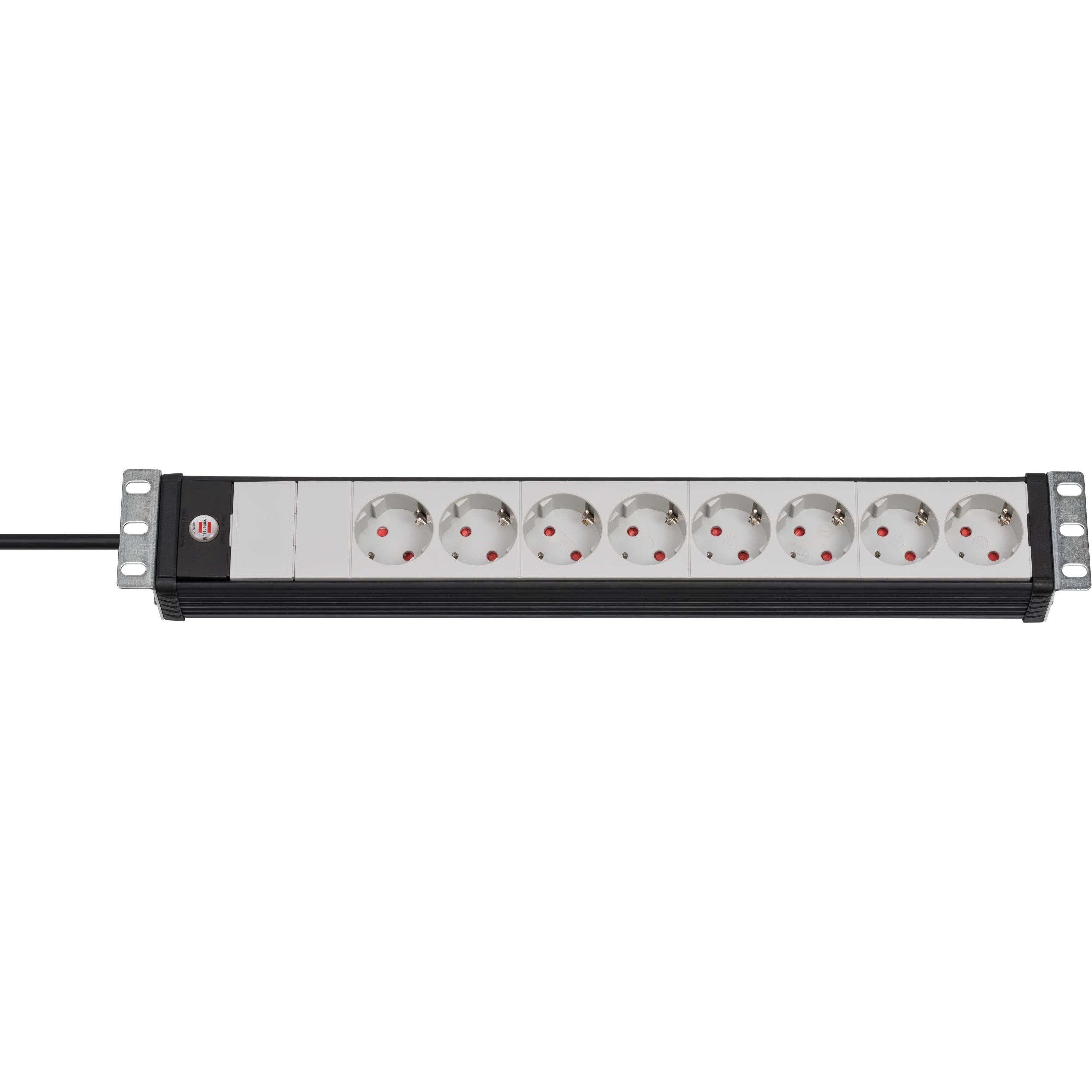 Brennenstuhl Premium-Line 19 inch stroomverdeler 8 voudig