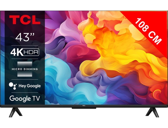 TCL - TV LED 4K 108 cm 43V6B Google TV
