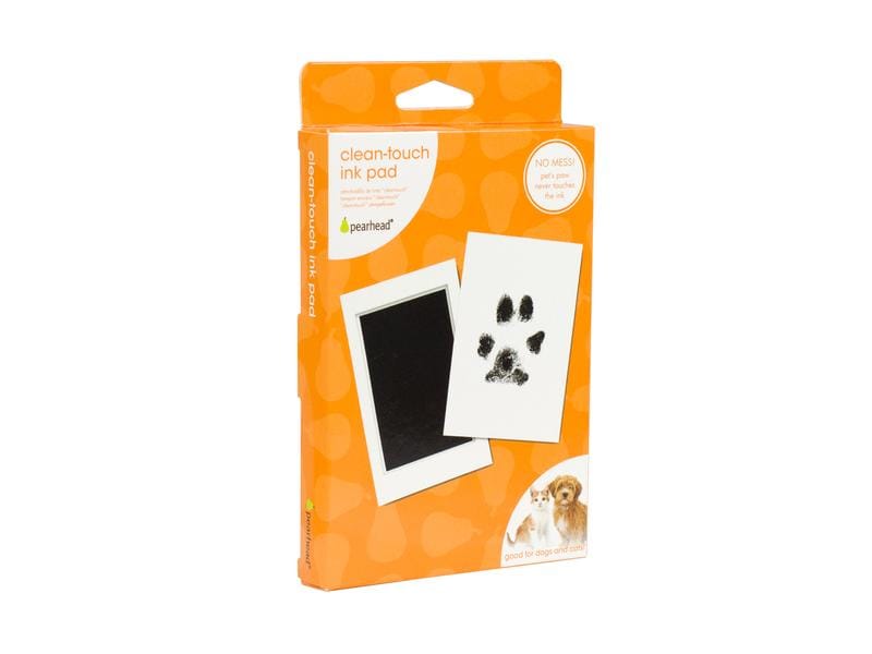 pearhead Stempelkissen Haustiere, Schwarz Stempelkissen-Abdruckset