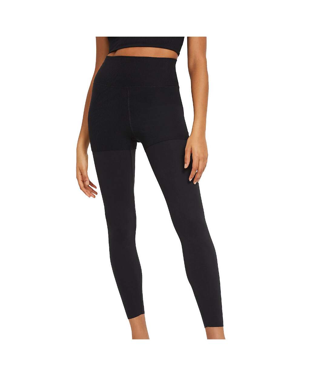 Legging Noir Femme Nike Luxe Layered 7/8 Tight