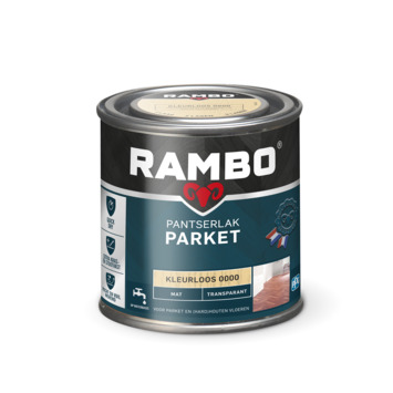 Rambo Pantserlak parket mat transparant blank 250 ml