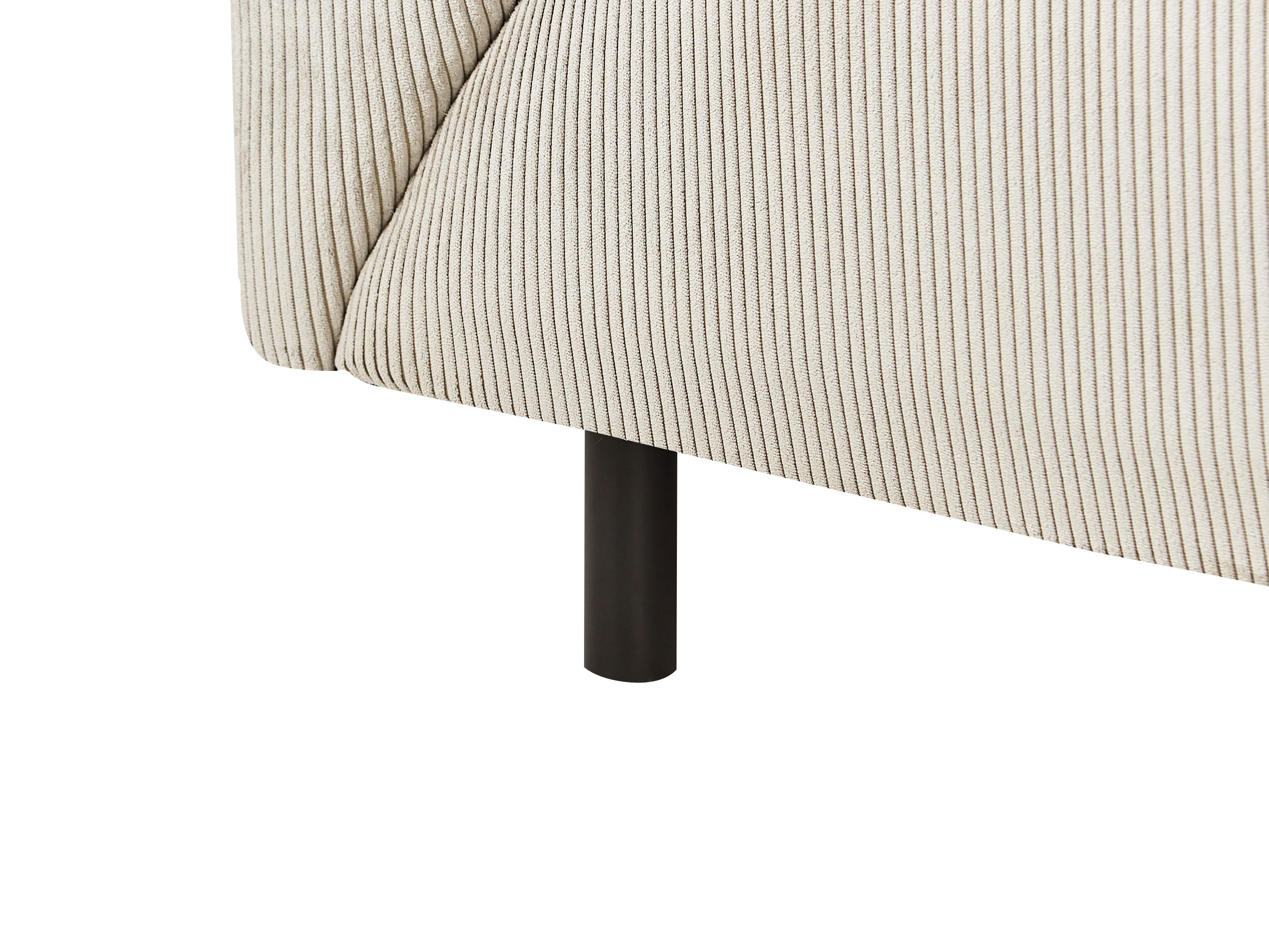 Hoekbank 4-zits LUNNER Corduroy Beige linkszijdig