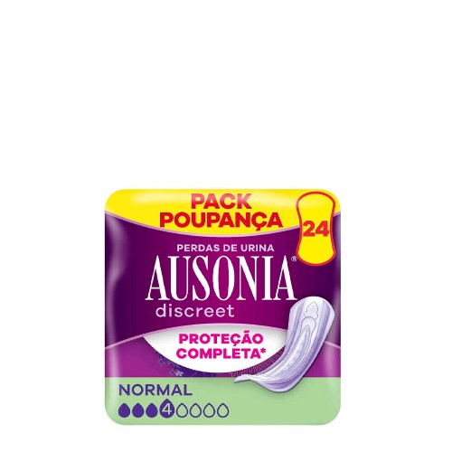 Ausonia Discreet Normal Pensos para Incontinência sem Abas 24 unidades