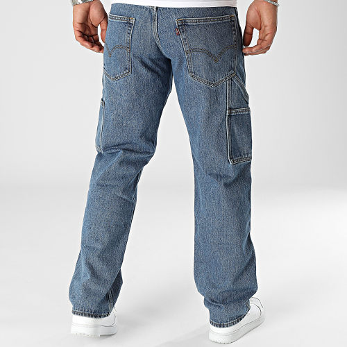 Pantalon Cargo Workwear Utility A1136 Bleu Denim