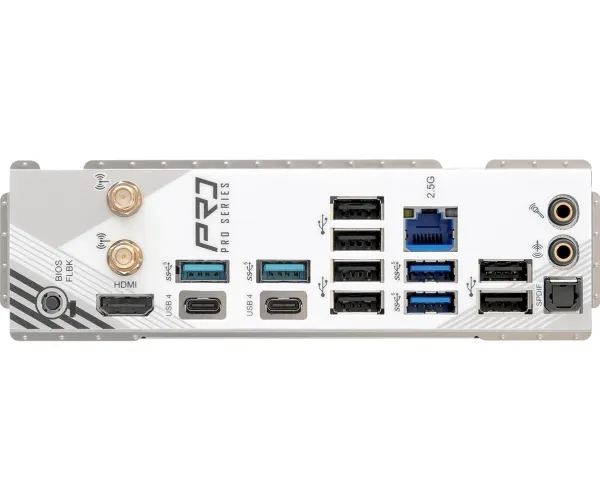 ASRock X870 Pro RS WiFi - Bundkort - ATX - Socket AM5 - AMD X870 Chipset - USB4, USB 3.2 Gen 1, USB-C 3.2 Gen 2x2 - 2.5 Gigabit LAN, Wi-Fi 7, Bluetooth - onboard grafik (CPU påkrævet) - HD Audio (8-kanaler)