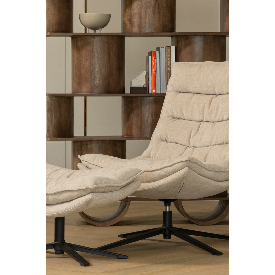 WOOOD   Kube Draaifauteuil