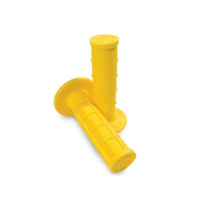 Poignée de gaz Odi RUFFIAN HALF WAFFLE Universel - Jaune