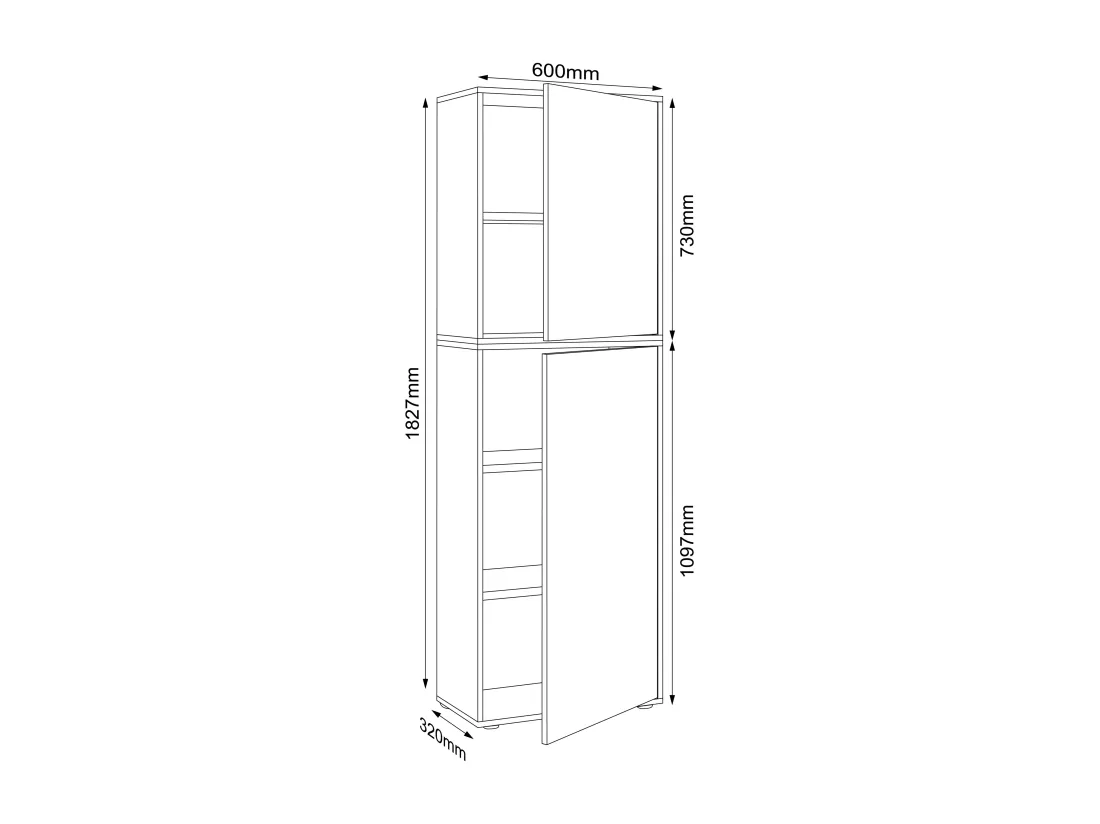 Armoire de bureau Sideboard Salia 5x L60