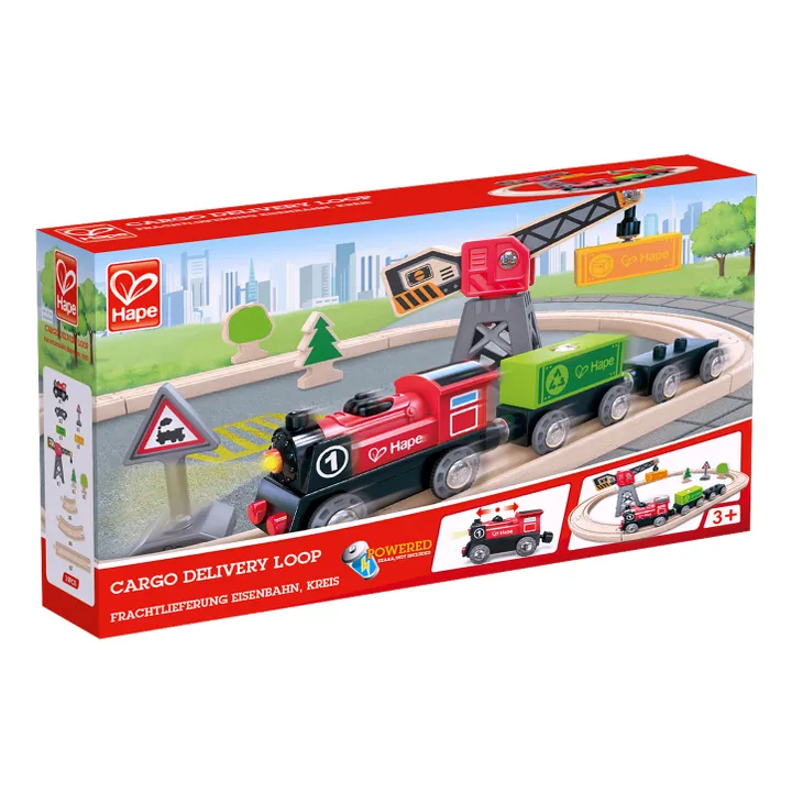 Hape Circuit de train marchandises