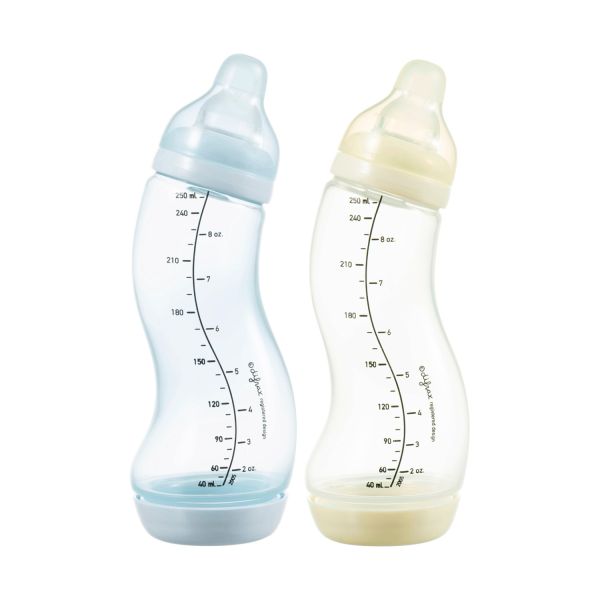Difrax S-Fles Baby Caramel / Rose 250 ml 2 Stuks