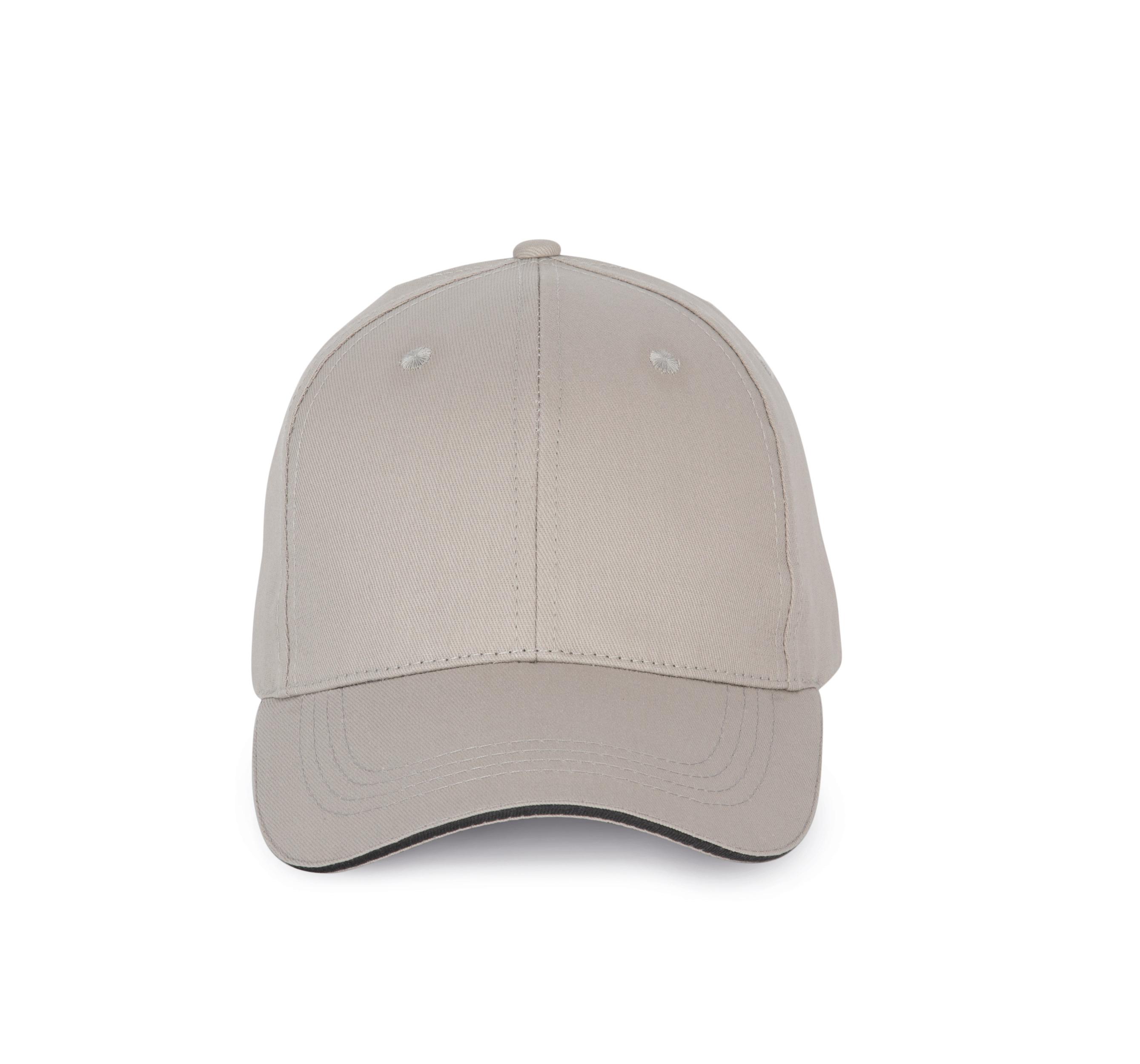 K-up KP191 - Casquette avec visière sandwich contrastée - 6 panneaux