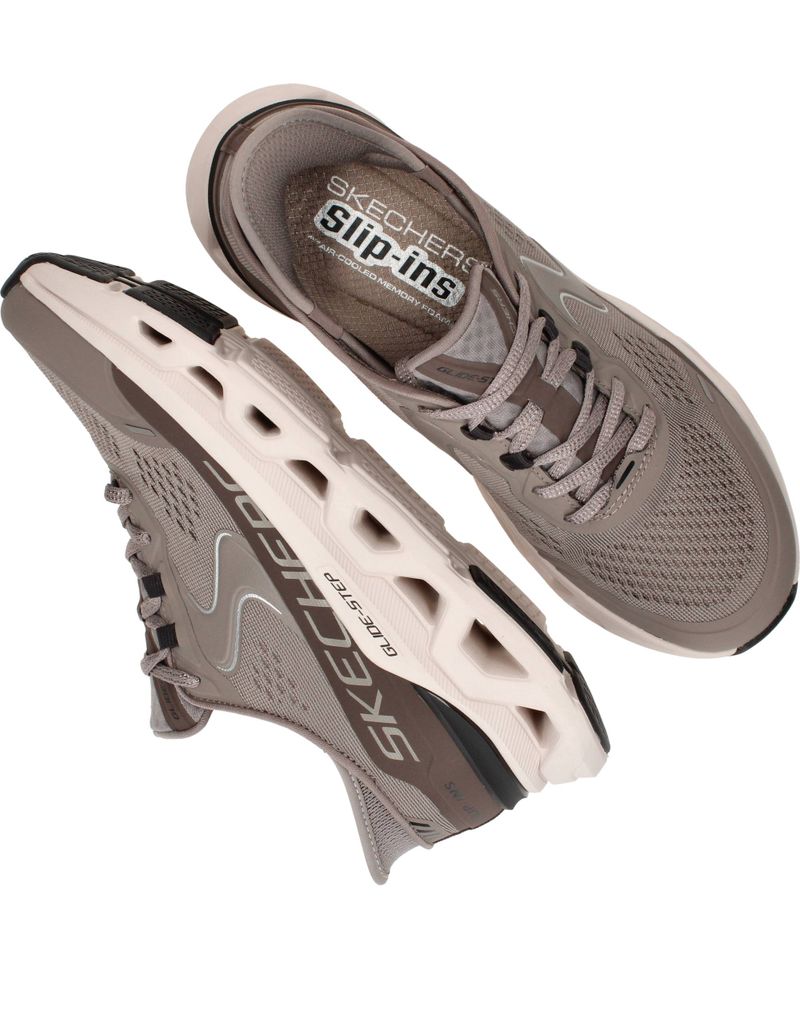 Skechers Slip-Ins Glide Step Altus Sneakers Taupe Dames