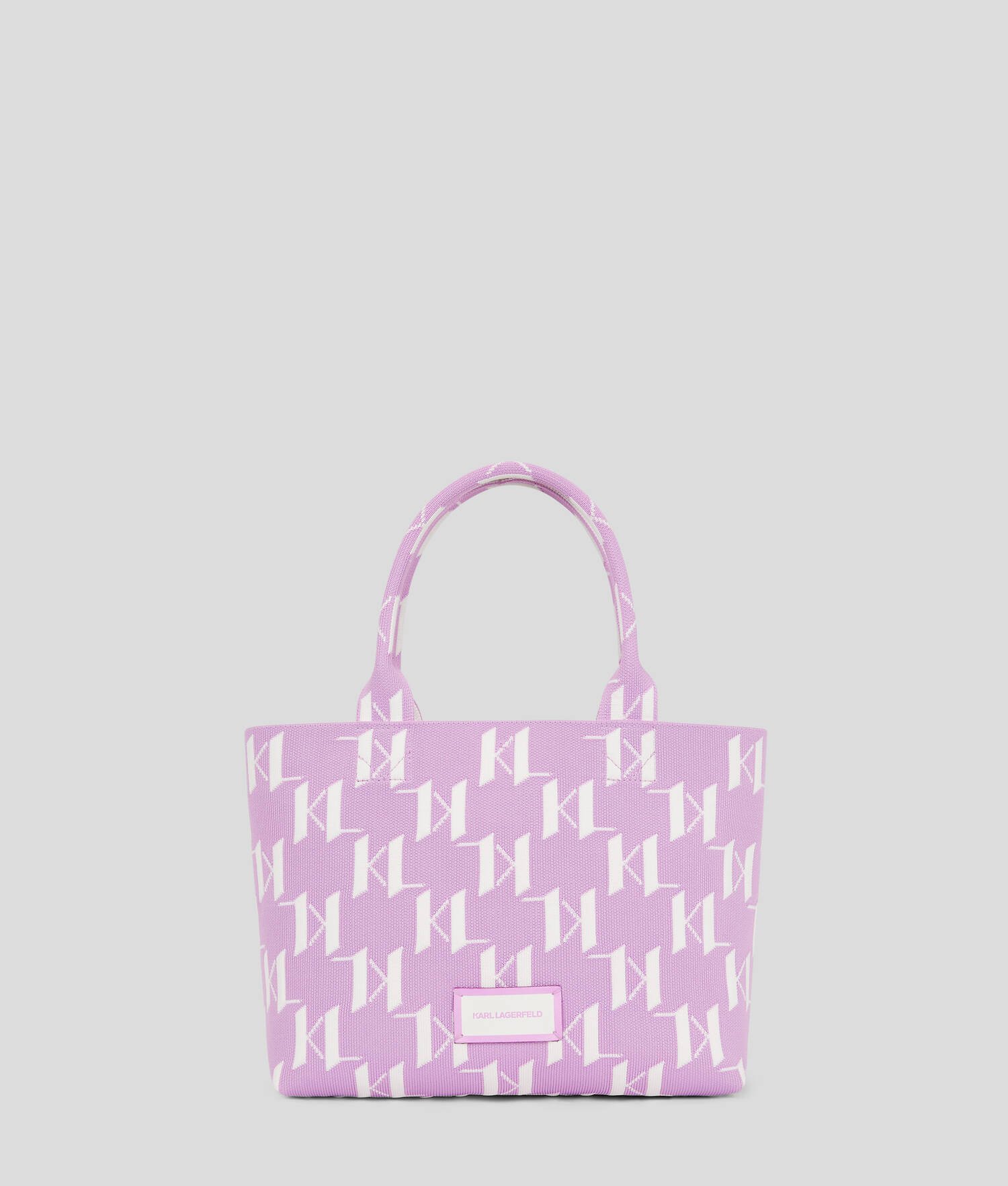 SAC CABAS K/MONOGRAM en tricot de taille moyenne