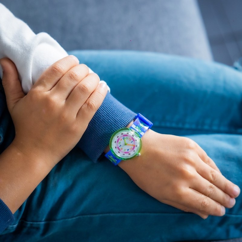 Montre Unisexe CHTIME bracelet Silicone Bleu