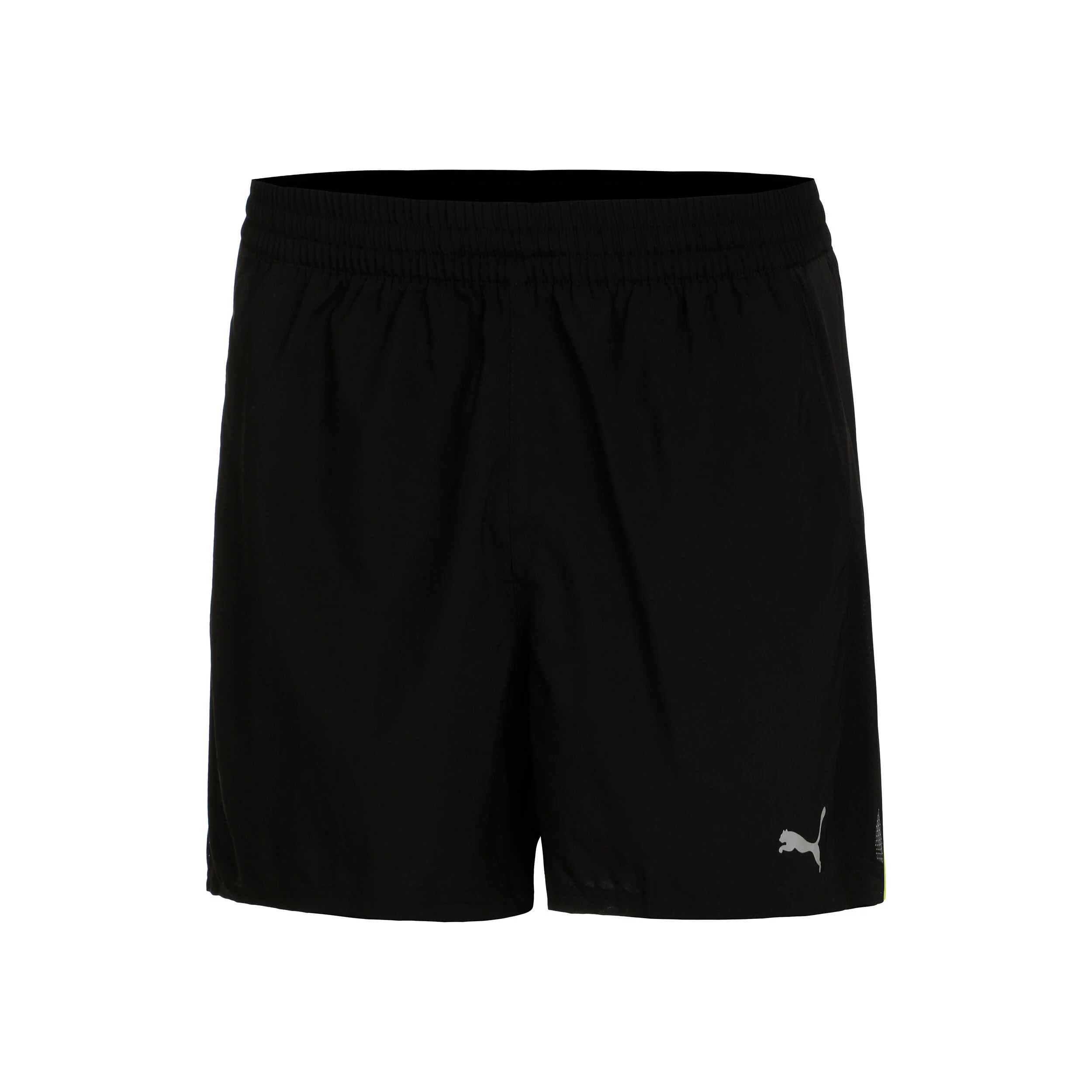 Puma Run Favorite Velocity 5in Short De Running Hommes - Noir , Vert Fluo