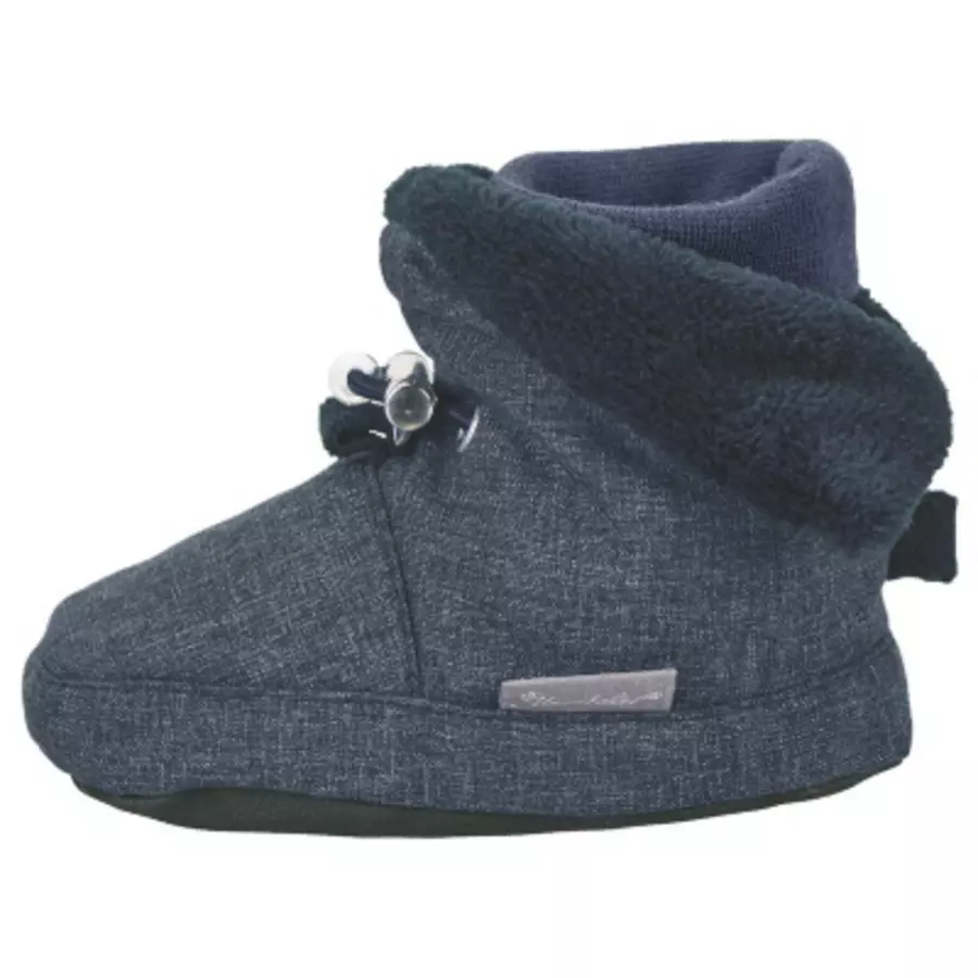 Sterntaler Babyschuh blau melange