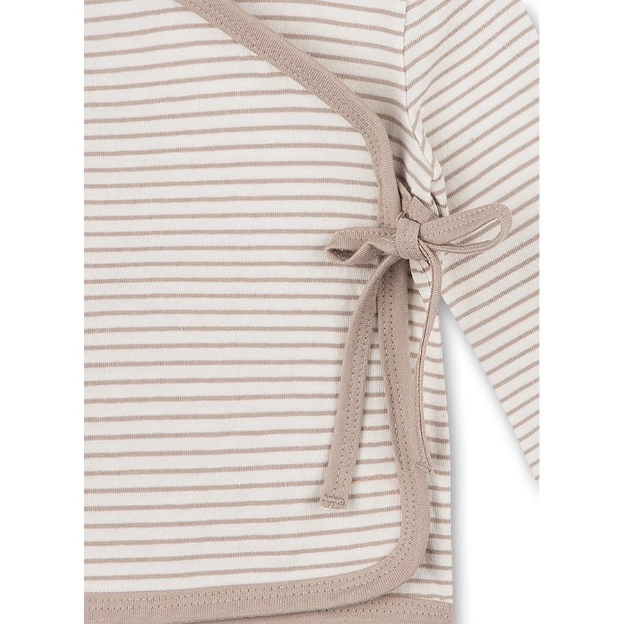 Sanetta Pyjama Shirt beige gestreift