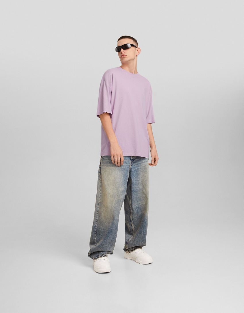 Camiseta de manga curta oversized