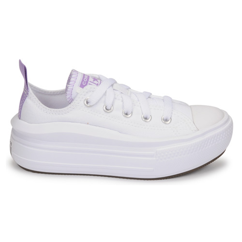 Converse - CHUCK TAYLOR ALL STAR MOVE CANVAS OX - Blanc / Rose
