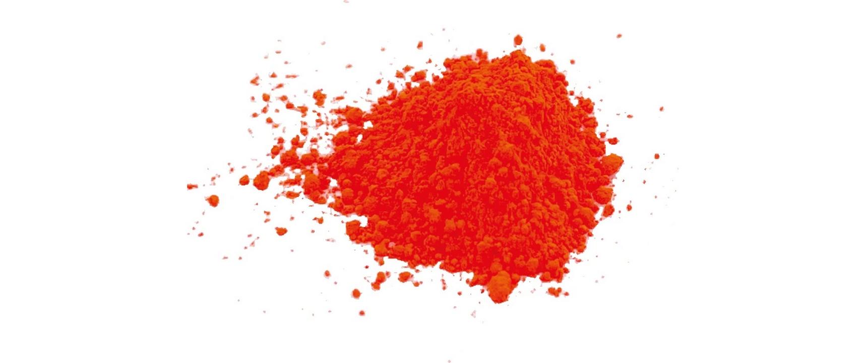 Farbpigmente Pulver Neon OrangePigmentfarbe